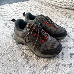 Merrell Youth Oakcreek Waterproof Low Hiking Shoes - Boulder - Size 12